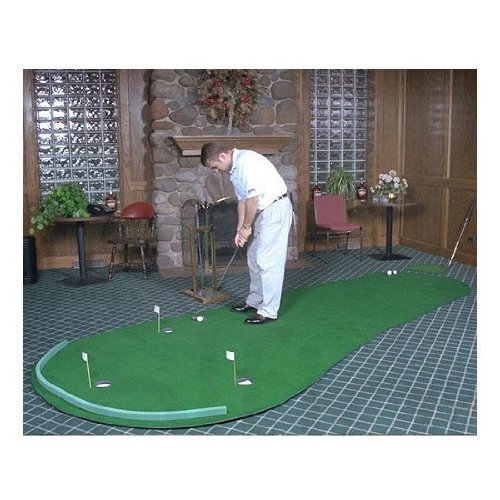 small indoor putting green